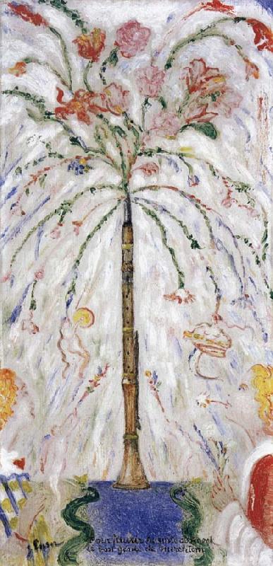 James Ensor The flowering Clarinet oil painting image